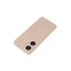 Realme C55 Kılıf Nano içi Kadife Silikon - Pudra