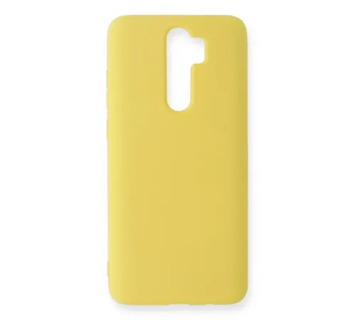 Xiaomi Redmi Note 8 Pro Kılıf Nano içi Kadife Silikon - Sarı