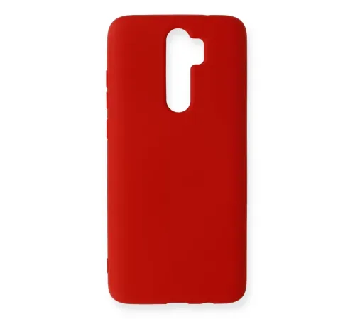Xiaomi Redmi Note 8 Pro Kılıf Nano içi Kadife Silikon - Kırmızı