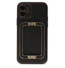 Apple iPhone 12 Kılıf Coco Elit Kapak - Siyah