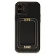 Apple iPhone 12 Kılıf Coco Elit Kapak - Siyah