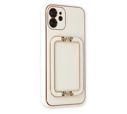 Apple iPhone 12 Kılıf Coco Elit Kapak - Beyaz