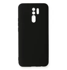 Xiaomi Redmi 9 Kılıf Nano içi Kadife Silikon - Siyah