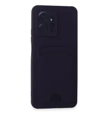 Xiaomi Redmi Note 12 4G Kılıf Kelvin Kartvizitli Silikon - Derin Mor