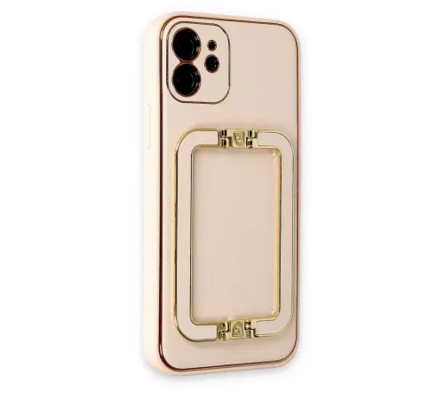 Apple iPhone 12 Kılıf Coco Elit Kapak - Gold