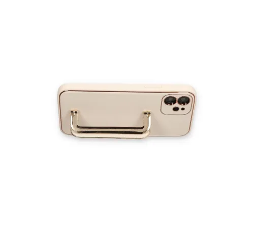 Apple iPhone 12 Kılıf Coco Elit Kapak - Gold