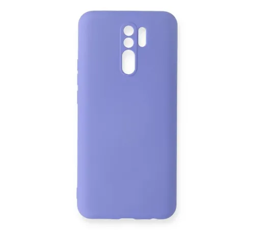 Xiaomi Redmi 9 Kılıf Nano içi Kadife Silikon - Lila