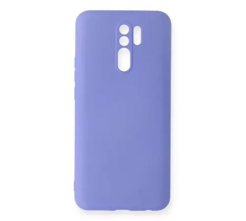 Xiaomi Redmi 9 Kılıf Nano içi Kadife Silikon - Lila