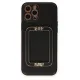 Apple iPhone 12 Pro Kılıf Coco Elit Kapak - Siyah
