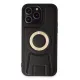 Apple iPhone 14 Pro Kılıf Merkür Magneticsafe Standlı Kapak - Siyah