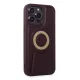 Apple iPhone 14 Pro Kılıf Merkür Magneticsafe Standlı Kapak - Derin Mor