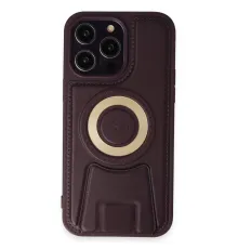 Apple iPhone 14 Pro Kılıf Merkür Magneticsafe Standlı Kapak - Derin Mor
