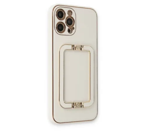 Apple iPhone 12 Pro Kılıf Coco Elit Kapak - Beyaz