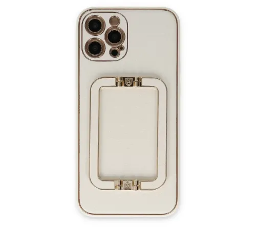 Apple iPhone 12 Pro Kılıf Coco Elit Kapak - Beyaz