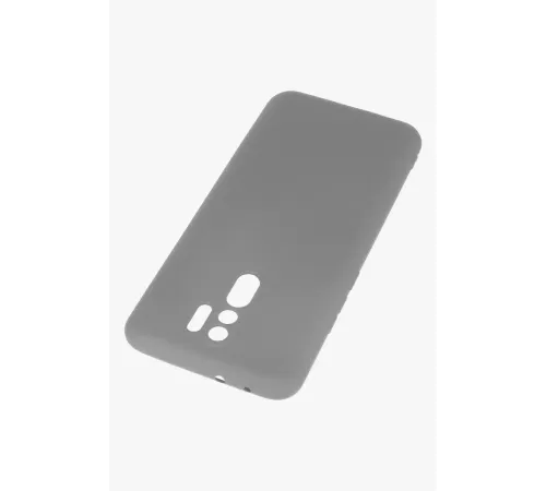Xiaomi Redmi 9 Kılıf Nano içi Kadife Silikon - Gri