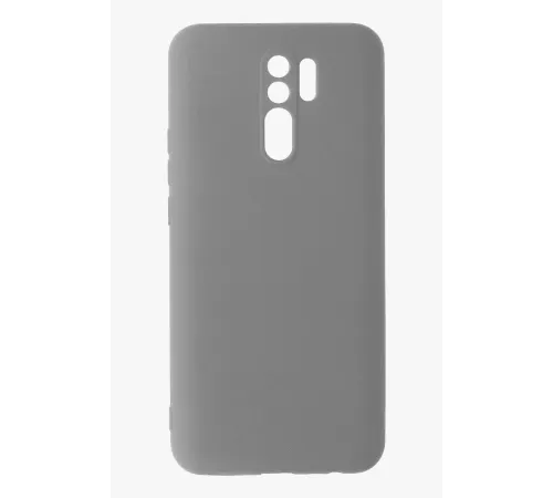 Xiaomi Redmi 9 Kılıf Nano içi Kadife Silikon - Gri