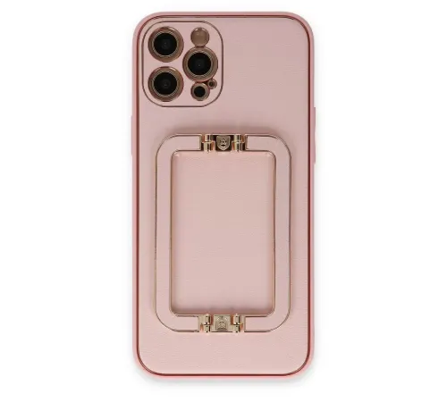 Apple iPhone 12 Pro Kılıf Coco Elit Kapak - Pembe