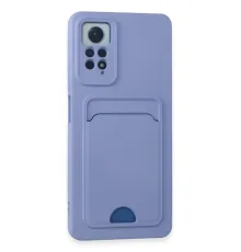 Xiaomi Redmi Note 12 Pro 4G Kılıf Kelvin Kartvizitli Silikon - Lila