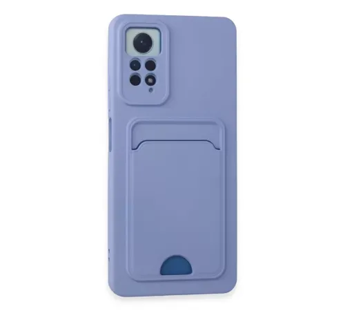Xiaomi Redmi Note 12 Pro 4G Kılıf Kelvin Kartvizitli Silikon - Lila