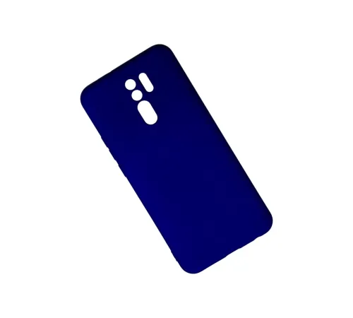 Xiaomi Redmi 9 Kılıf Nano içi Kadife Silikon - Lacivert