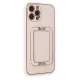 Apple iPhone 12 Pro Kılıf Coco Elit Kapak - Pudra