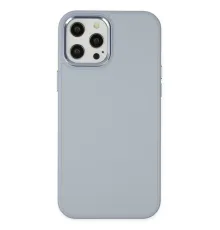 Apple iPhone 12 Pro Max Kılıf Asya Deri Silikon - Sierra Blue
