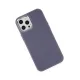Apple iPhone 12 Pro Max Kılıf Asya Deri Silikon - Mor