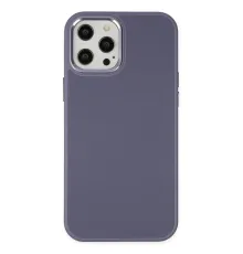 Apple iPhone 12 Pro Max Kılıf Asya Deri Silikon - Mor
