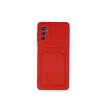 Samsung Galaxy A14 4G Kılıf Kelvin Kartvizitli Silikon - Kırmızı