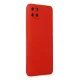 Realme C11 Kılıf Nano içi Kadife Silikon - Kırmızı