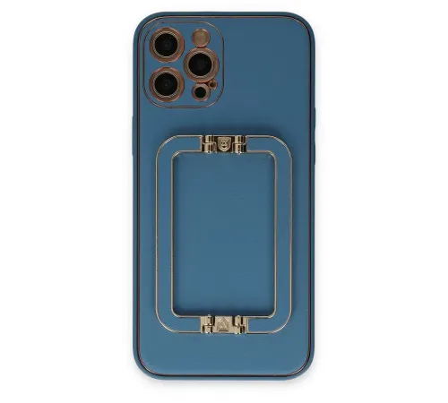 Apple iPhone 12 Pro Max Kılıf Coco Elit Kapak - Mavi