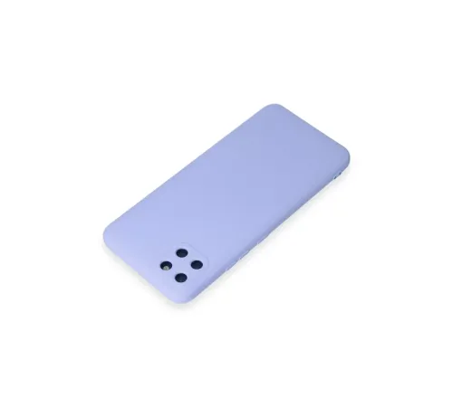 Realme C11 Kılıf Nano içi Kadife Silikon - Lila