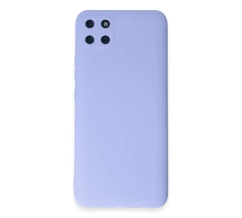 Realme C11 Kılıf Nano içi Kadife Silikon - Lila