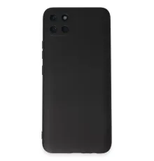 Realme C11 Kılıf Nano içi Kadife Silikon - Siyah