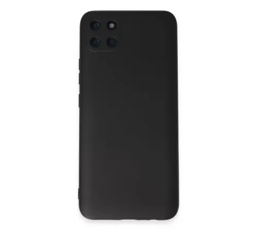 Realme C11 Kılıf Nano içi Kadife Silikon - Siyah