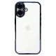 Apple iPhone 16 Kılıf Lensli Silikon - Açık Mavi