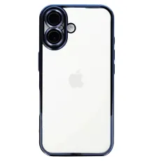 Apple iPhone 16 Kılıf Lensli Silikon - Açık Mavi