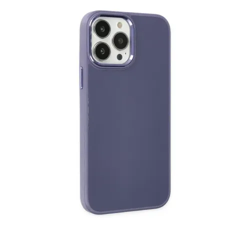 Apple iPhone 13 Pro Kılıf Asya Deri Silikon - Mor