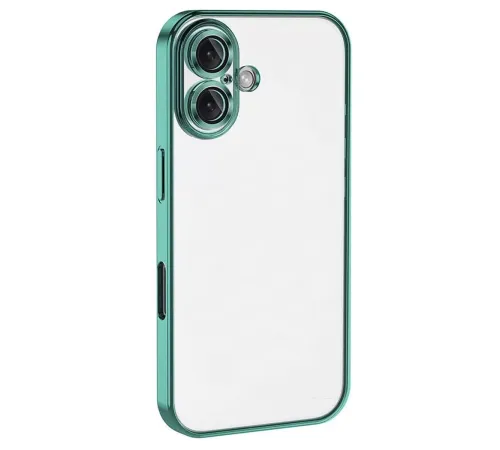 Apple iPhone 16 Kılıf Lensli Silikon - Turkuaz