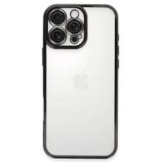 Apple iPhone 16 Pro Kılıf Lensli Silikon - Siyah