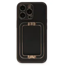 Apple iPhone 13 Pro Kılıf Coco Elit Kapak - Siyah