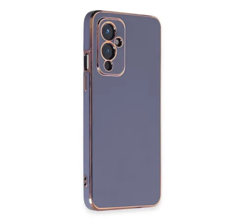 One Plus 9 Kılıf Volet Silikon - Mavi