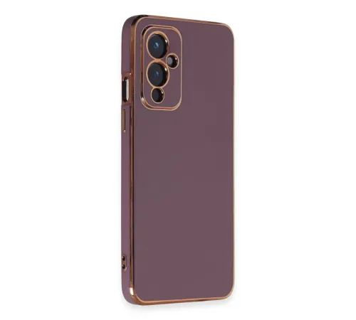 One Plus 9 Kılıf Volet Silikon - Mor