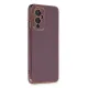 One Plus 9 Kılıf Volet Silikon - Mor