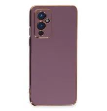 One Plus 9 Kılıf Volet Silikon - Mor
