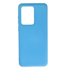 Samsung Galaxy S20 Ultra Kılıf Nano içi Kadife Silikon - Mavi