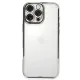 Apple iPhone 16 Pro Max Kılıf Lensli Silikon - Gümüş