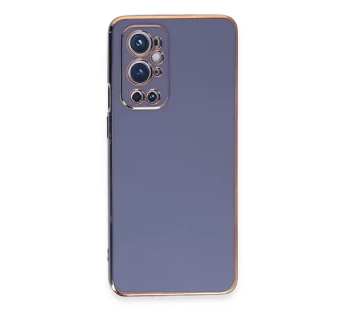 One Plus 9 Pro Kılıf Volet Silikon - Mavi