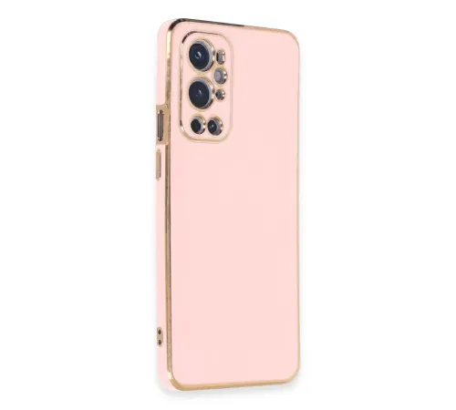 One Plus 9 Pro Kılıf Volet Silikon - Pembe
