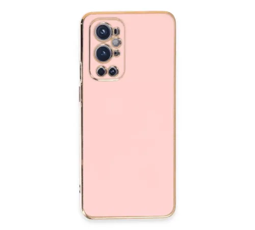 One Plus 9 Pro Kılıf Volet Silikon - Pembe